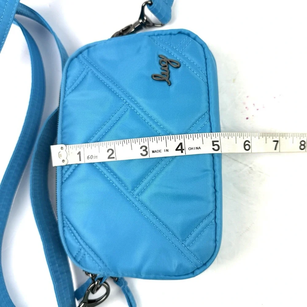 Lug Coupe SE Bag Teal Aqua‎ Quilted Nylon Convertible Belt Bag Purse Brand New